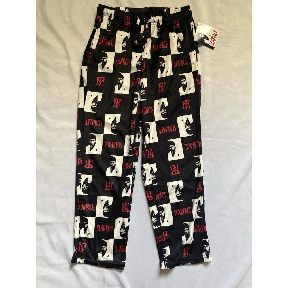 NEW Scarface Lounging Pajama Pants Size Small Scarface Pajama Scarface Pants